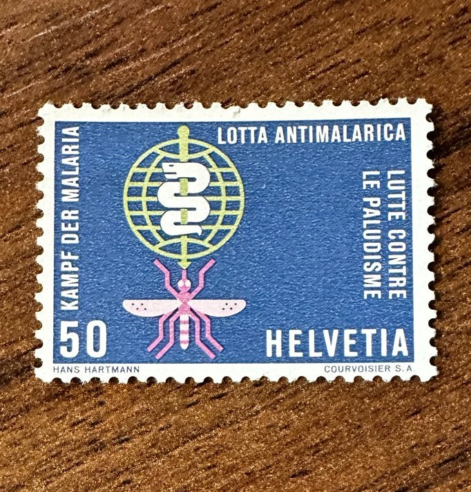 Zwitserland 1962 Anti Malaria insecten - Postfris, Postzegels en Munten, Ophalen of Verzenden, Postfris