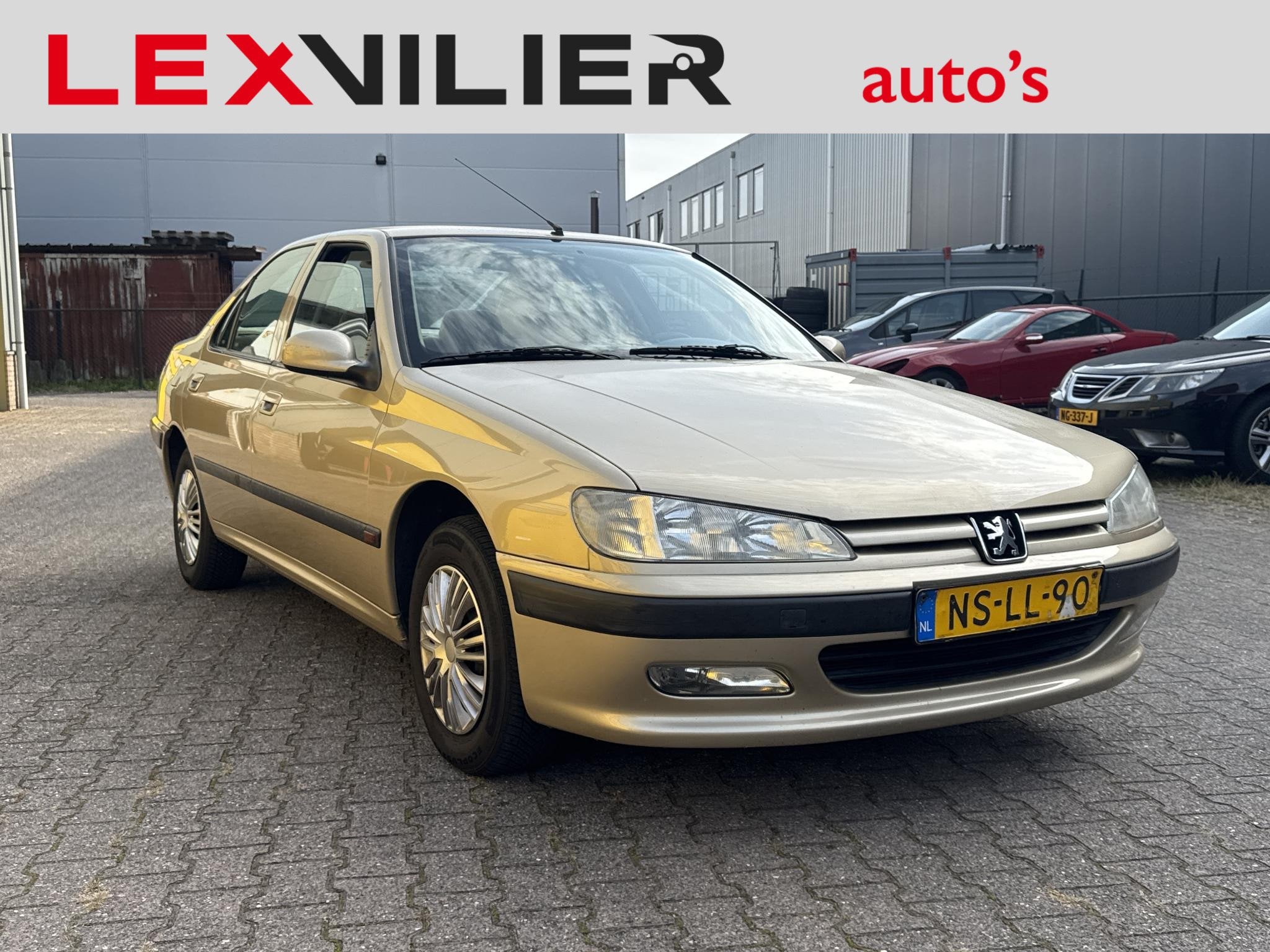 Peugeot 406 1.8-16V SL 4-Drs SEDAN Airco/ Apk 2028, Auto diversen, Beige, Handgeschakeld, Sedan, Benzine