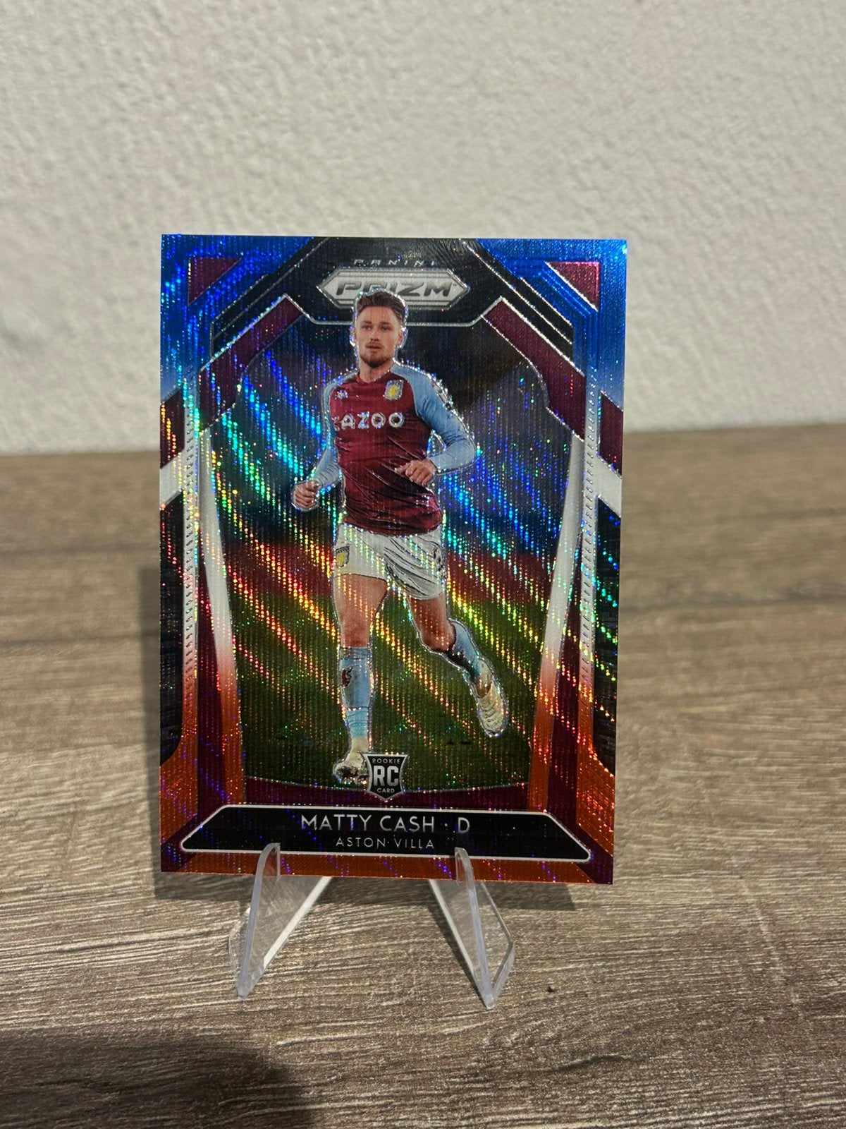 Matty Cash 2020-21 Panini Prizm PL 275 Red White & Blue Wave, Ophalen of Verzenden, Zo goed als nieuw, Plaatje