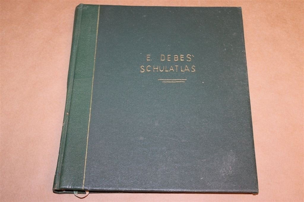 Debes Schulatlas — Duitse Schoolatlas met 121 Kaarten 1916, Ophalen of Verzenden, Gelezen, 1800 tot 2000, Landkaart