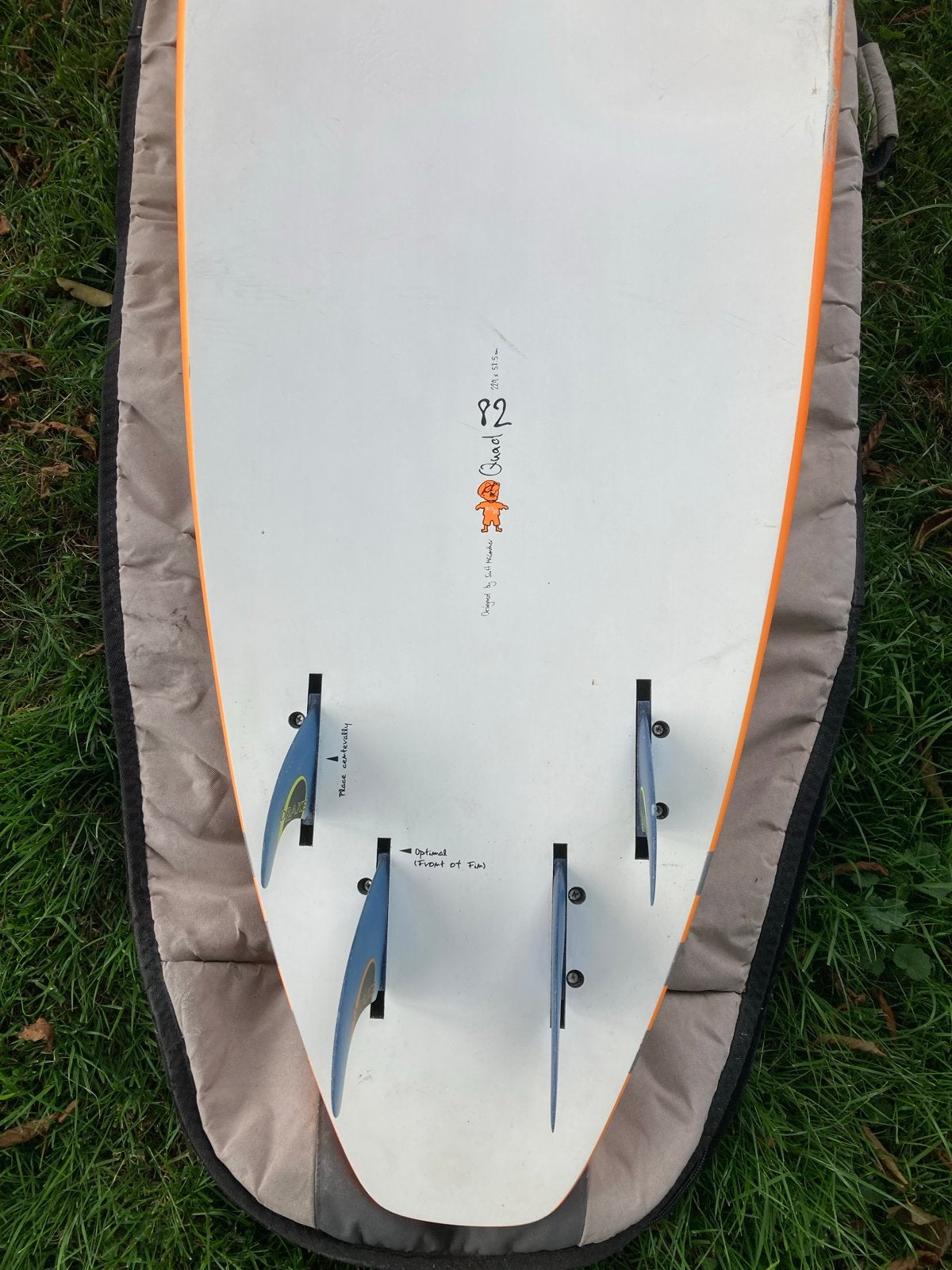 Foto 5 van Complete windsurfset Starboard Quad 82 L 3.9 Goya zeil