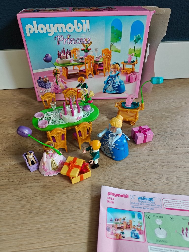 Playmobil Princess Feestzaal (9160), Ophalen, Gebouw, Complete set, Zo goed als nieuw