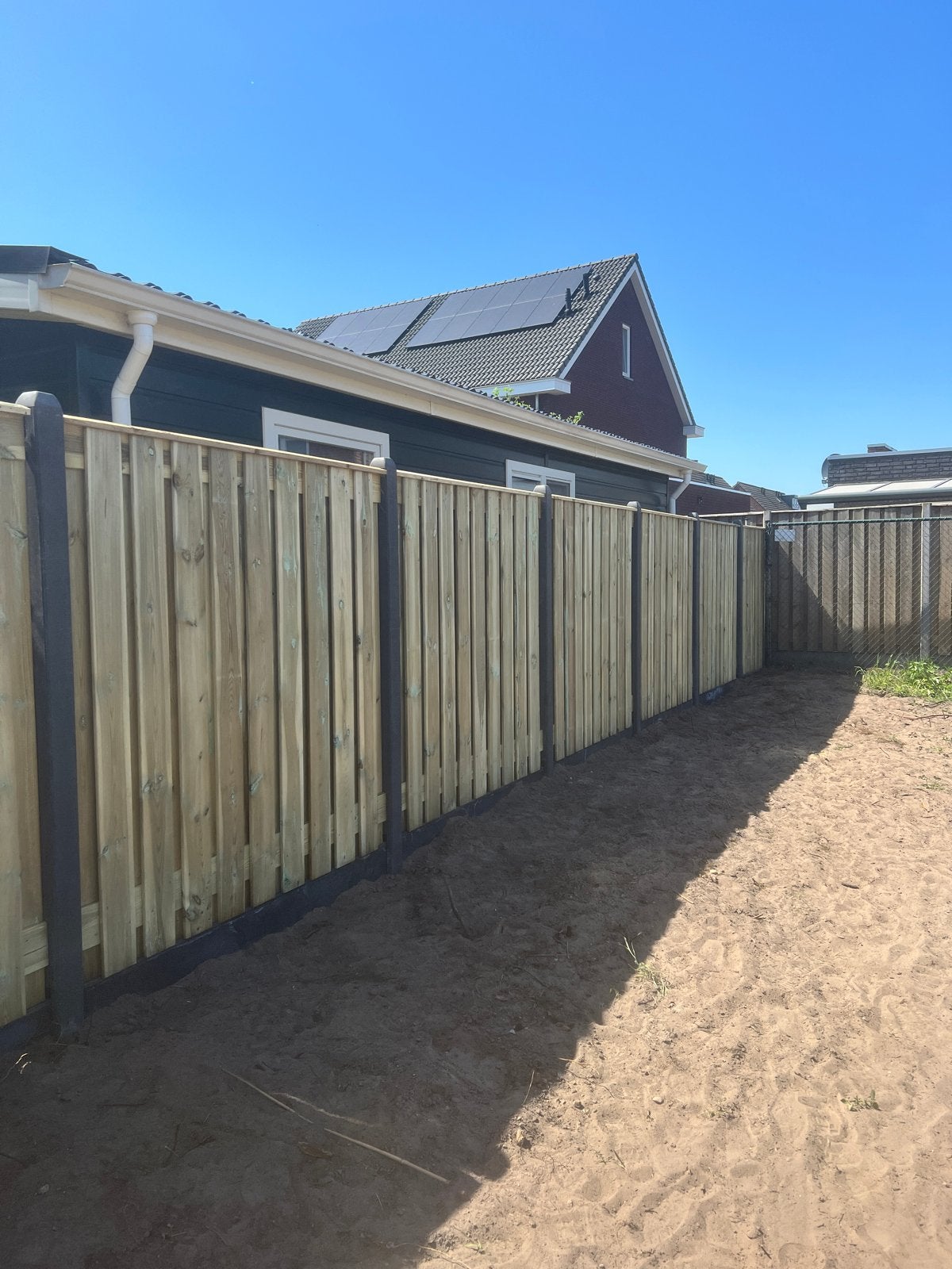 Grenen schutting vanaf 100,- per meter, 1 tot 2 meter, 6 meter of meer, Nieuw, Ophalen of Verzenden