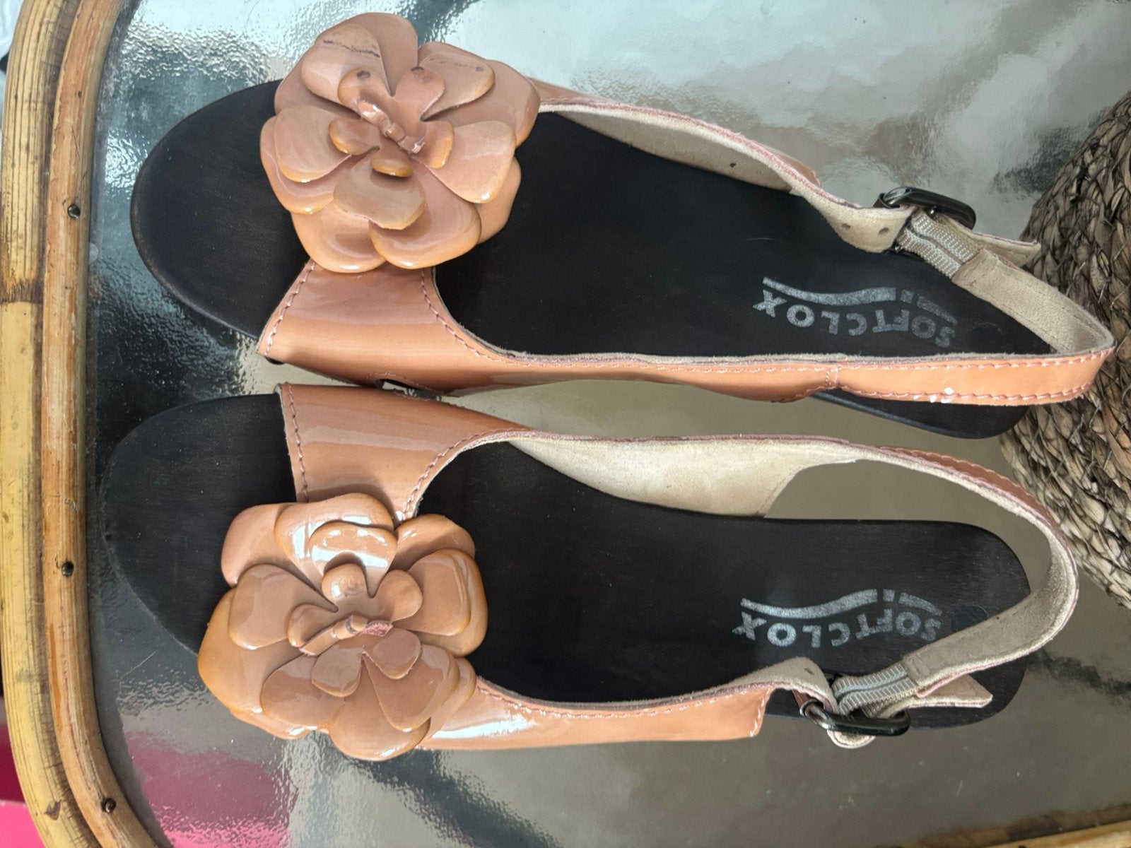 SOFTCLOX roze sandaaltjes met bloem mt 38 nieuw, Kleding | Dames, Nieuw, Roze, Sandalen of Muiltjes, Ophalen of Verzenden