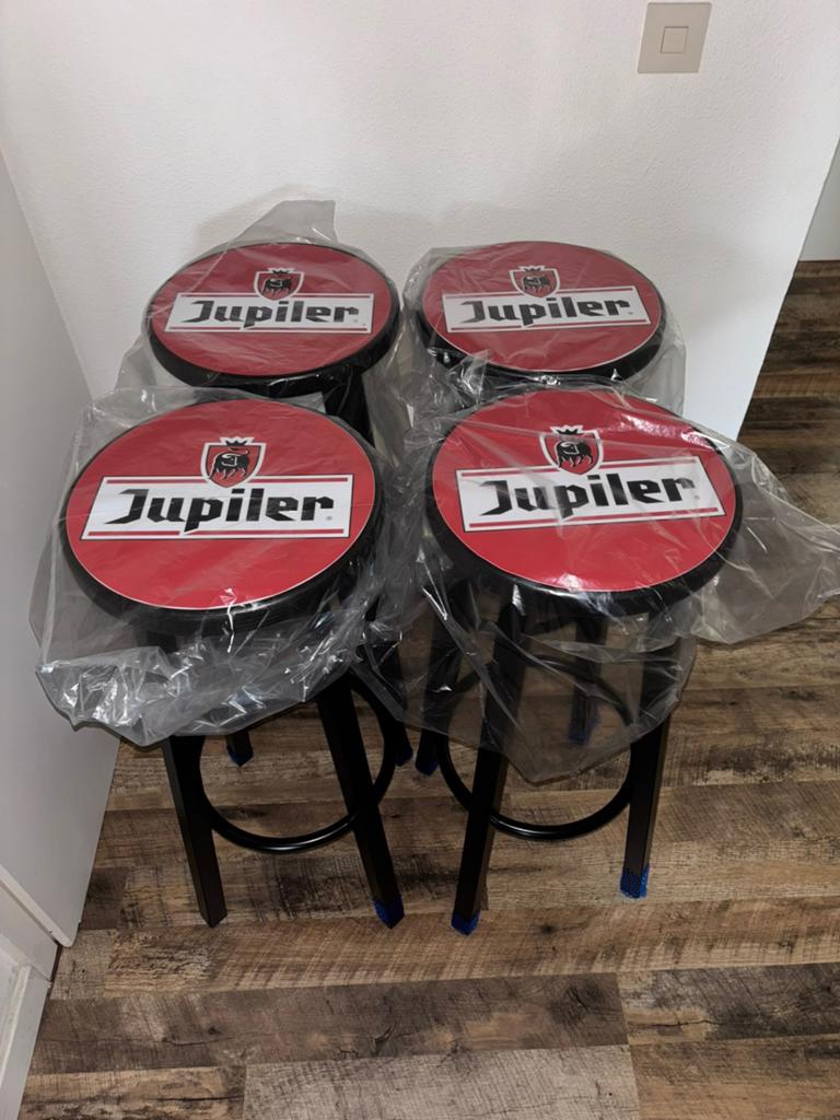 Nieuwe Jupiler barkrukken – horeca kwaliteit, Huis en Inrichting, Barkrukken, 5 krukken of meer, Met voetsteun, 60 tot 90 cm, Nieuw
