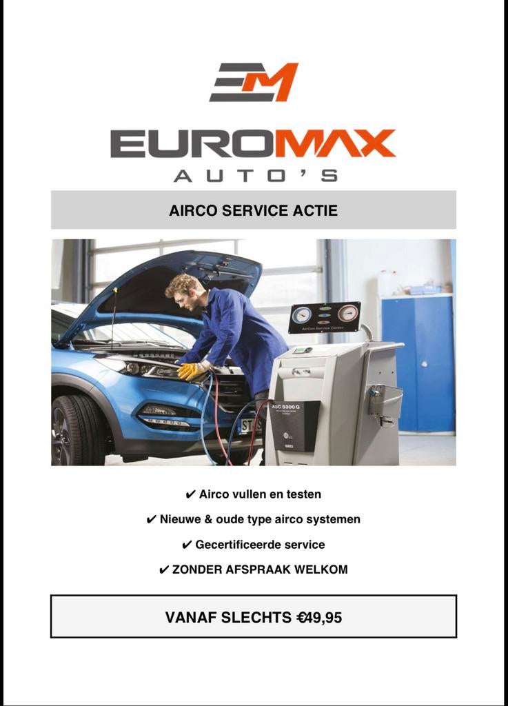 Airco service vanaf €49.95 zonder afspraak!, Auto diversen, Ophalen