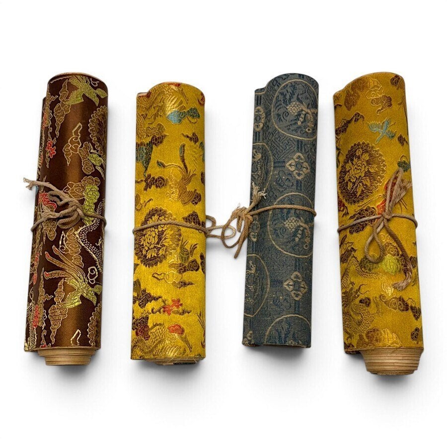 Vier moderne Chinese scrolls: erotiek, Antiek en Kunst, Ophalen of Verzenden