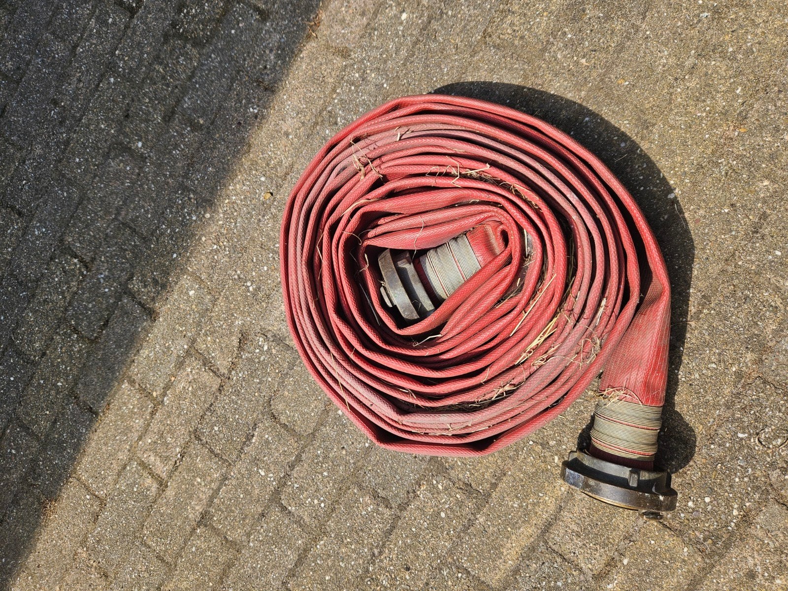 6x Platte Brandslang 70 mm - Gemiddeld 20 Meter, Ophalen