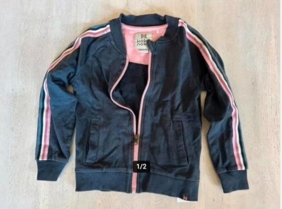 Blauw Koko Noko Jack - Vest - Jas (ZGAN) maat 92, Jongen of Meisje, Ophalen of Verzenden, Zo goed als nieuw, Koko Noko