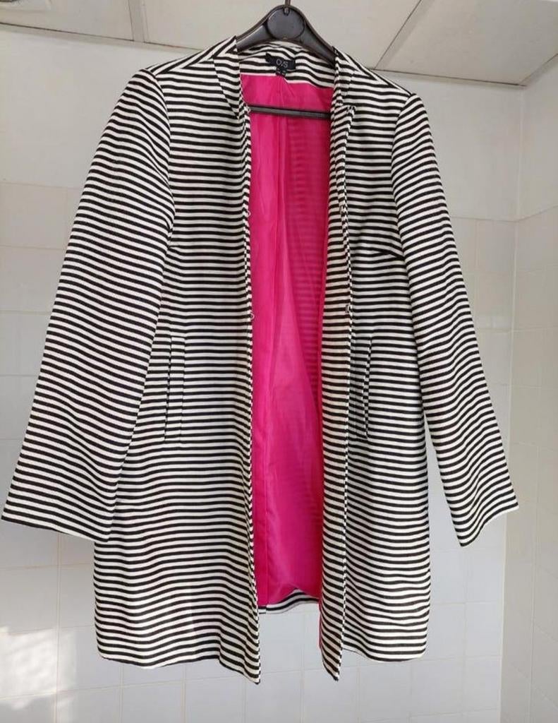 OVS Zwart-wit gestreepte blazer, Overige kleuren, Maat 42/44 (L), Ophalen of Verzenden, Zo goed als nieuw