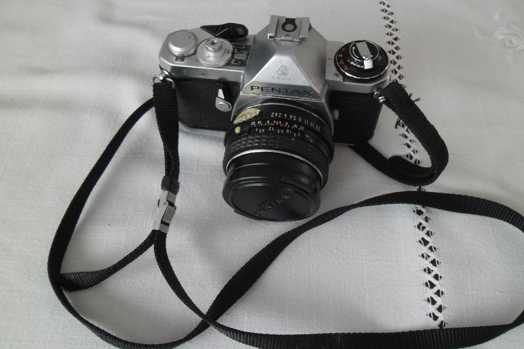 Pentax ASAHI fotocamera uit 1980, Ophalen of Verzenden, Niet werkend, Spiegelreflex, Pentax
