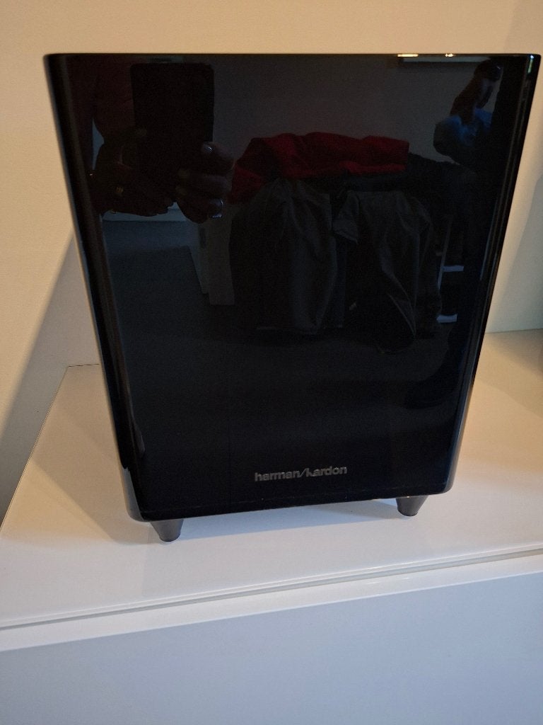 Harman Kardon type HKTS200SUB Subwoofer - Zwart, 150 watt of meer, Subwoofer, Ophalen of Verzenden, Zo goed als nieuw