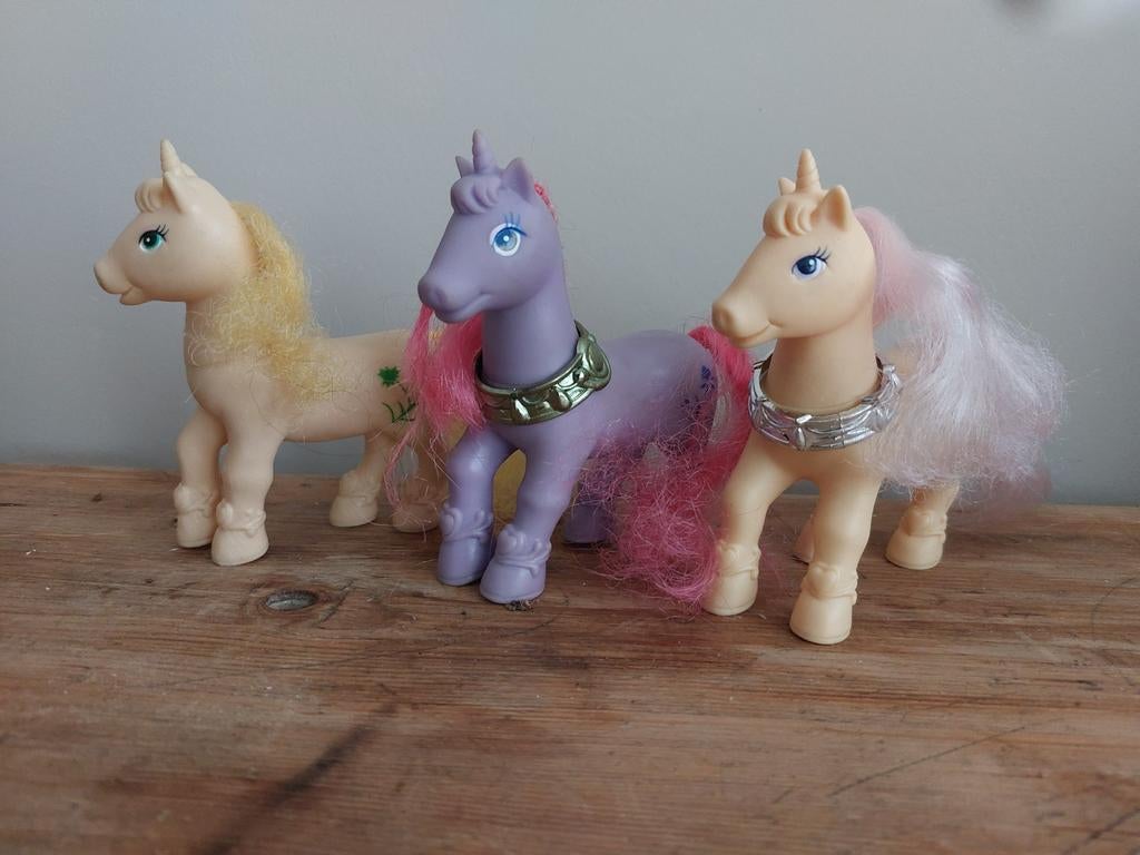 3 My Little Pony's - Vintage speelgoed paardjes, Ophalen of Verzenden