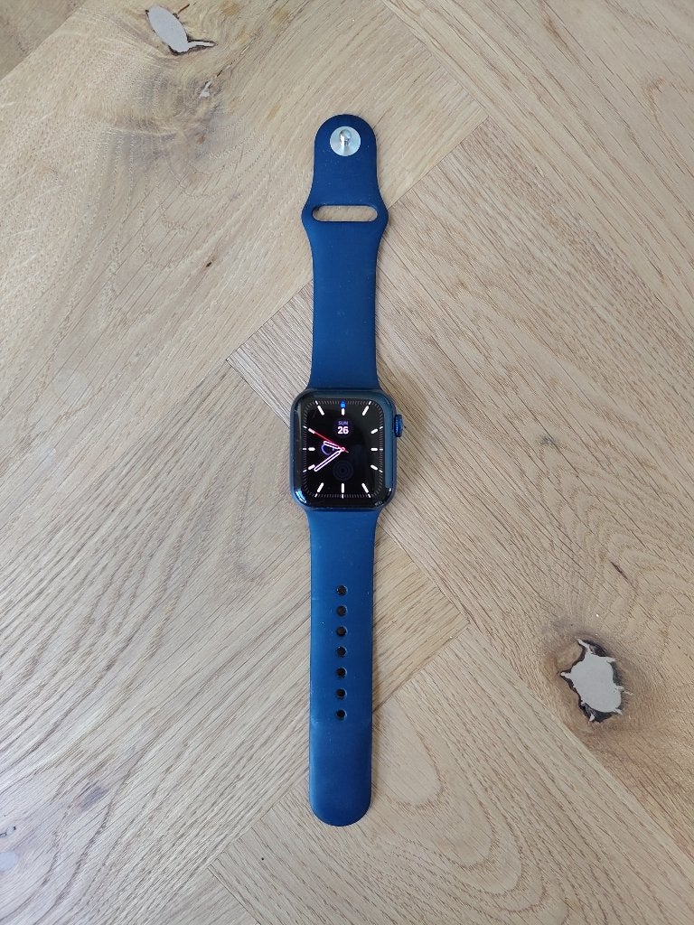 Apple Watch Series 6 (40mm) - Blauw aluminium - Compleet, Hoogte, Apple Watch ⌚️, Blauw, IOS