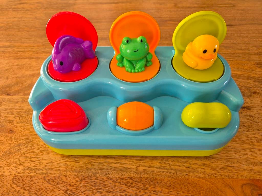 Interactief babyspeelgoed: Dieren pop-up spel, Kinderen en Baby's, Speelgoed | Babyspeelgoed, Ophalen, Gebruikt, Overige typen