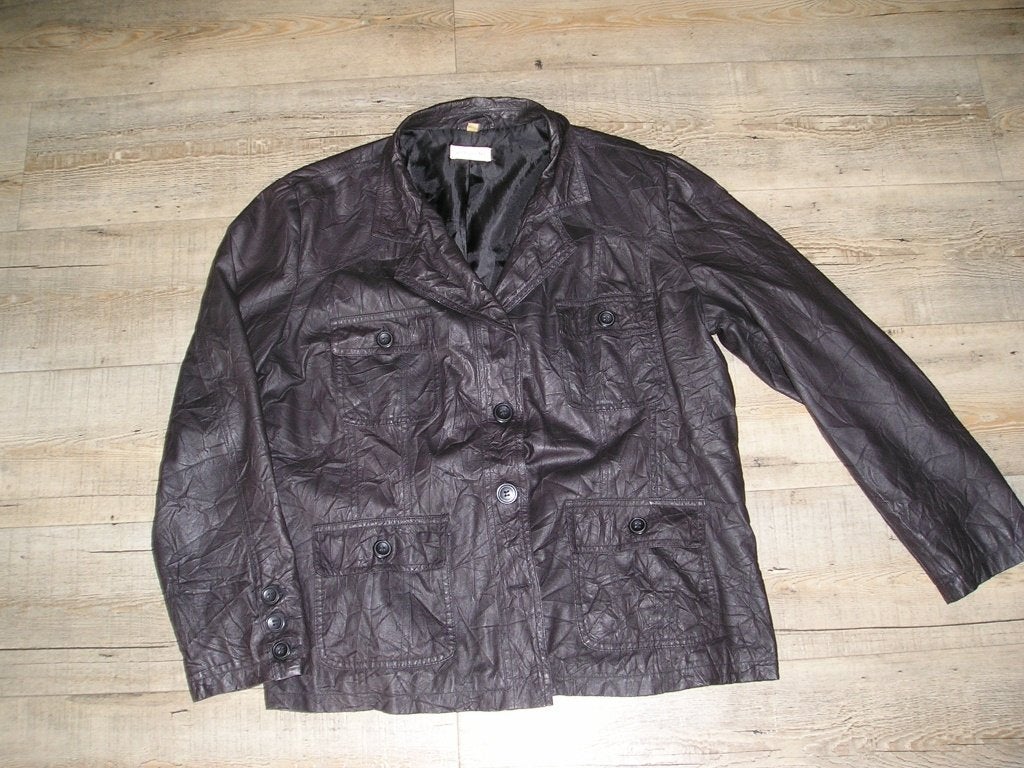 prachtig donkerbruin jasje Biaggini maat 48, Bruin, Maat 46/48 (XL) of groter, Zo goed als nieuw, Jasje