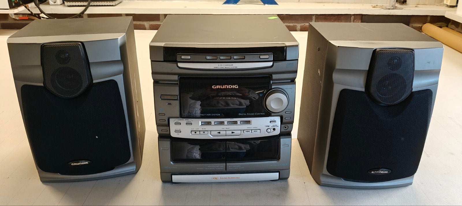 Grundig M 29-C Microset met CD-speler, Cassettedeck en Radio, Gebruikt, Cassettedeck, Microset, Ophalen