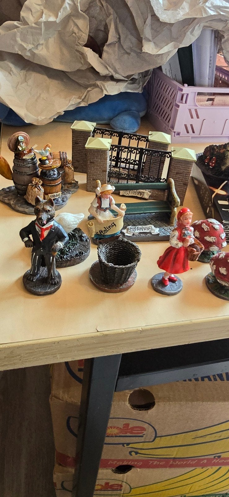Efteling beeldjes en decoratie set miniaturen verzamelen, Ophalen, Zo goed als nieuw