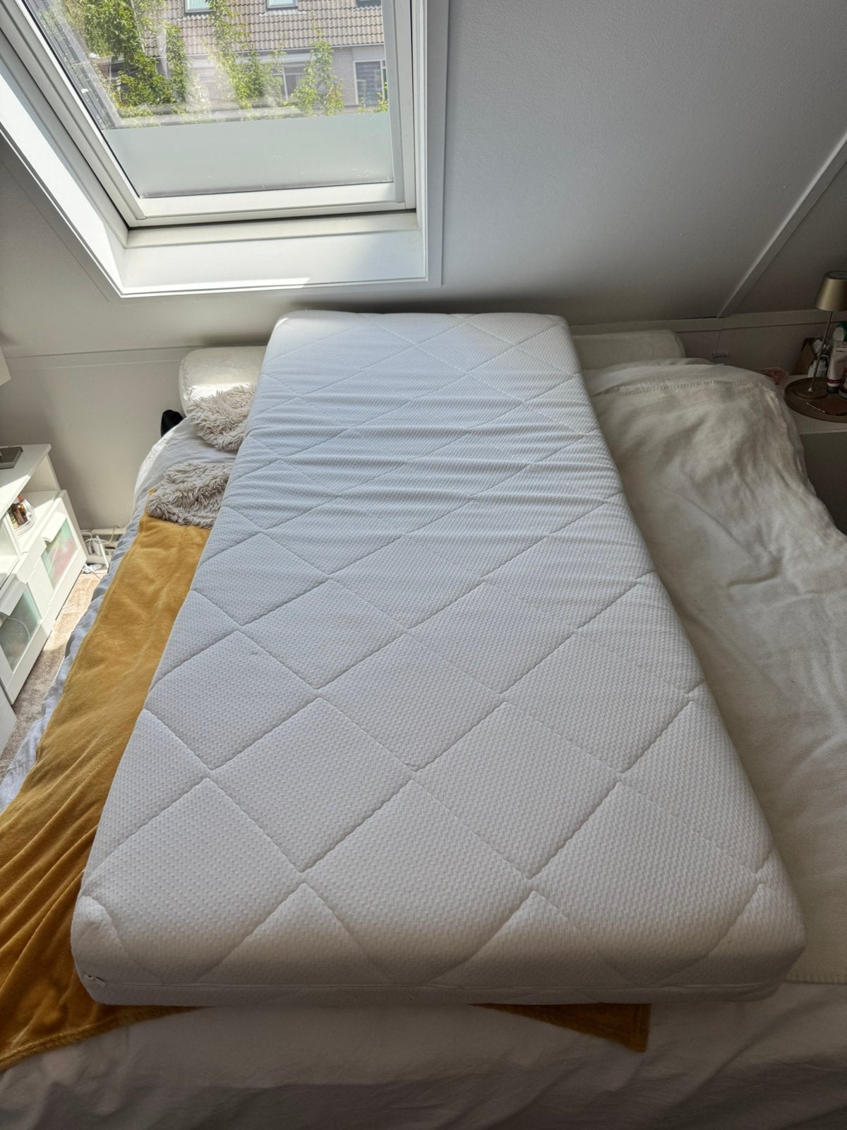 Matras 90x200x15, Ophalen, Zo goed als nieuw, Eenpersoons, 90 cm