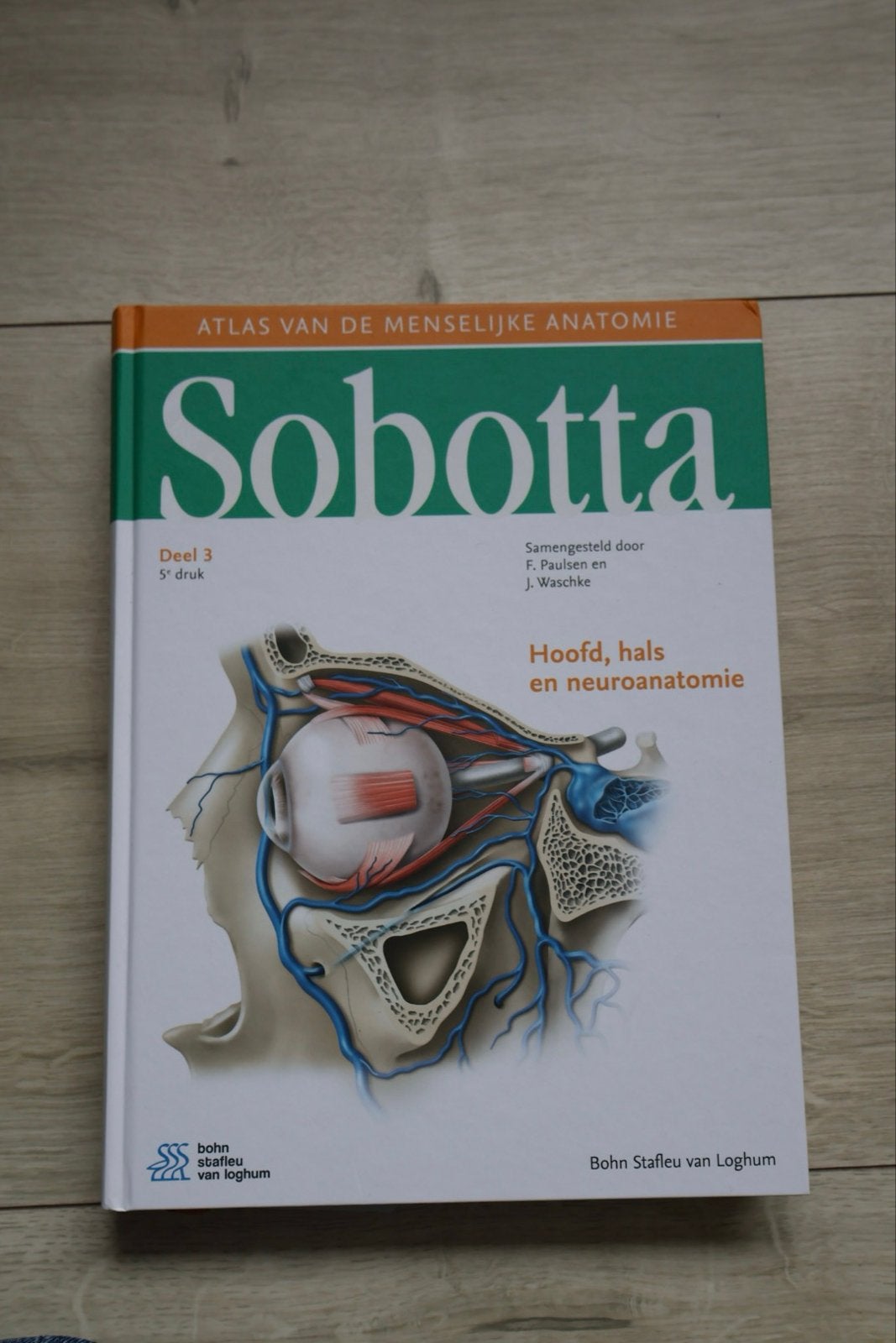 Sobotta Atlas Anatomie Deel 3: Hoofd, Hals en Neuroanatomie, Ophalen of Verzenden, Beta, Zo goed als nieuw, HBO