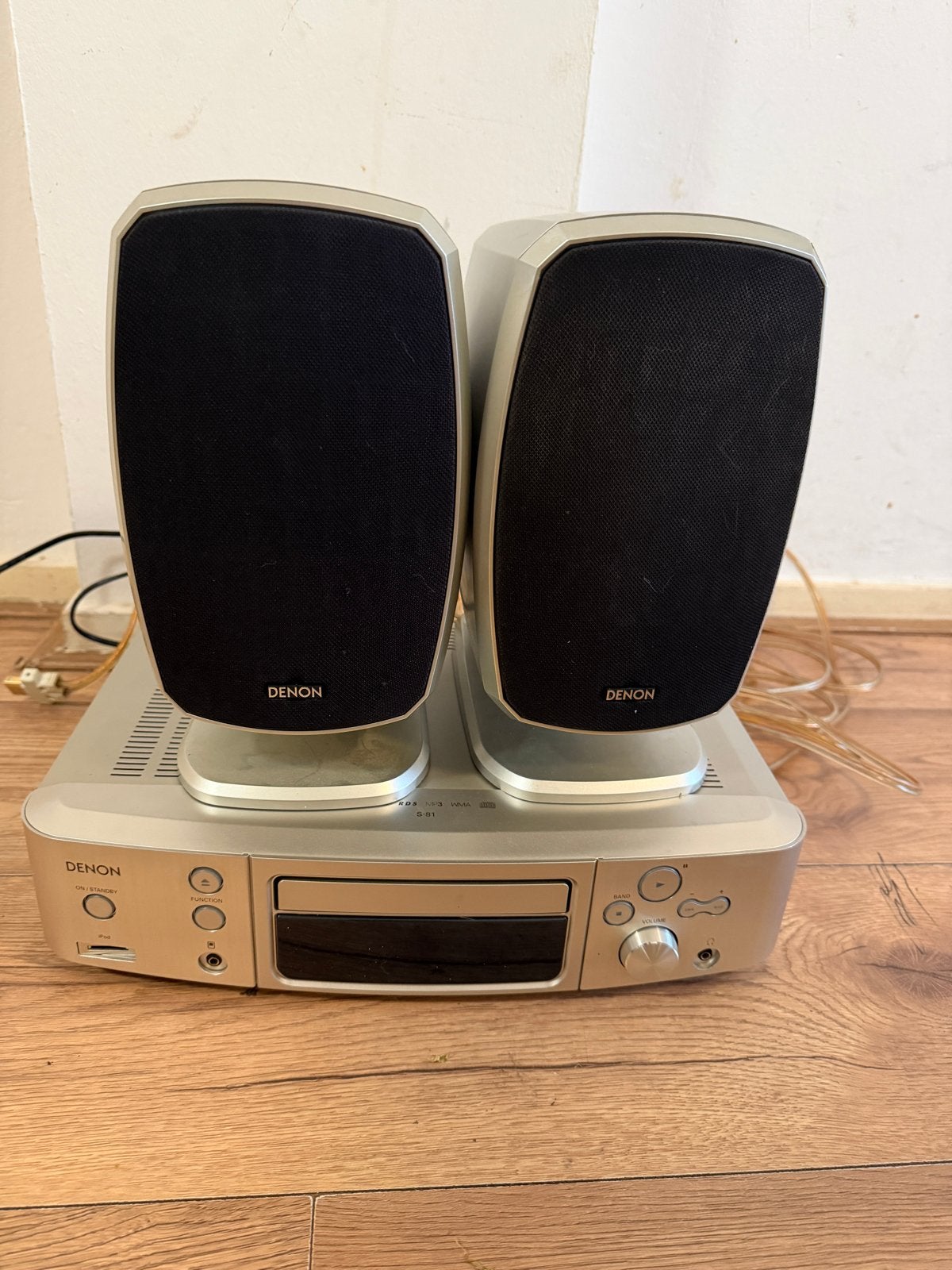 Denon S-81 Personal Audio System met Speakers en iPod Dock, Denon, Ophalen of Verzenden, Zo goed als nieuw, Microset
