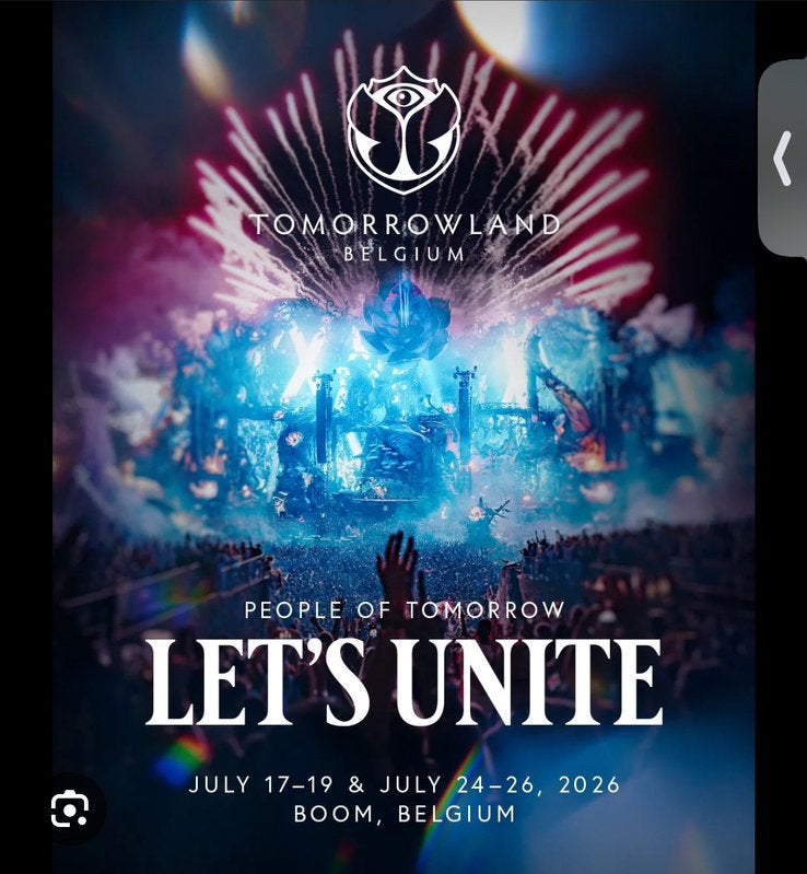 Tomorrowland tickets, Tickets en Kaartjes, Evenementen en Festivals, Twee personen