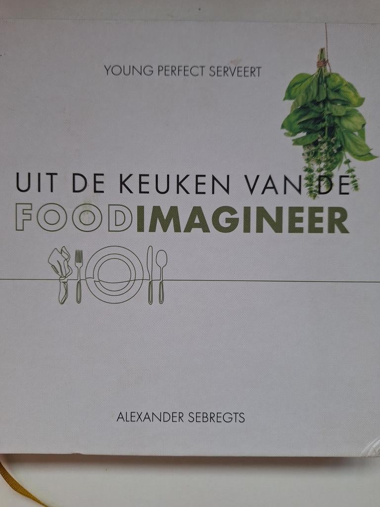 FOOD IMAGINEER kookboek - Alexander Sebregts, Boeken, Vegetarisch, Hoofdgerechten, Ophalen of Verzenden, Italië