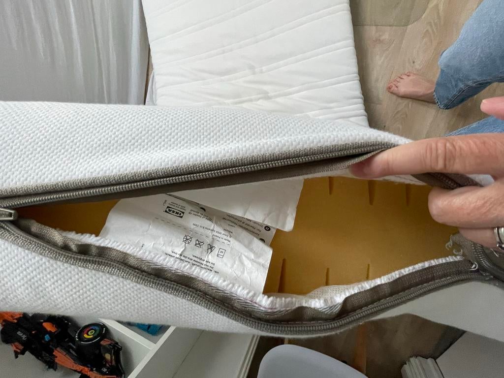 Gratis 2  IKEA matrassen in 1x ophalen, Huis en Inrichting, Ophalen, Gebruikt, 90 cm, Eenpersoons