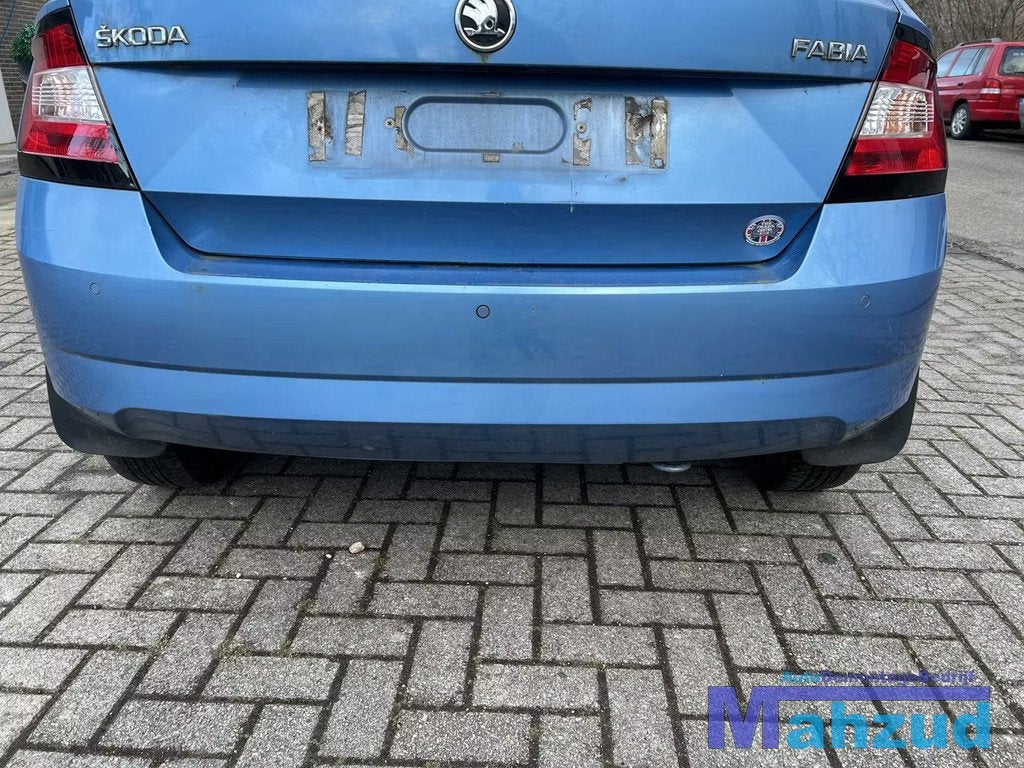 SKODA FABIA 3 BLAUW LQ5X achterbumper 2014-2021, Auto-onderdelen, Carrosserie en Plaatwerk, Bumper, Skoda Auto a.s., Gebruikt
