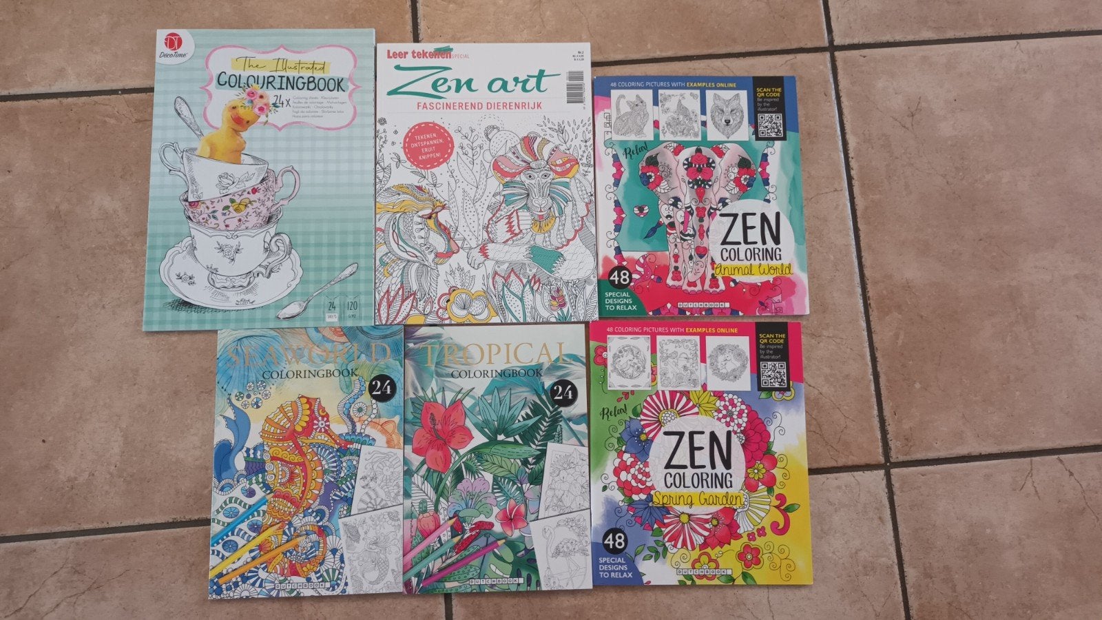 5 mooie kleur boeken nieuw, Ophalen of Verzenden, Nieuw