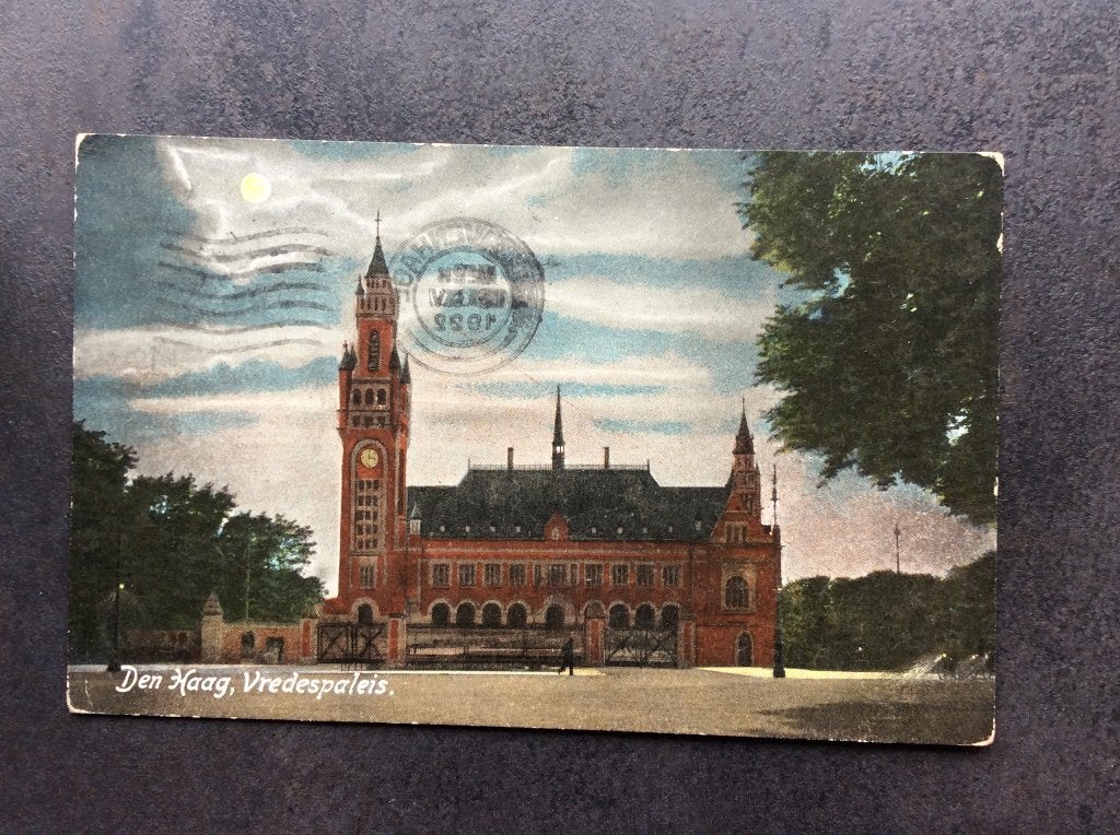 ‘s-Gravenhage, Vredespaleis, Ophalen of Verzenden, 1920 tot 1940, Gelopen, Zuid-Holland