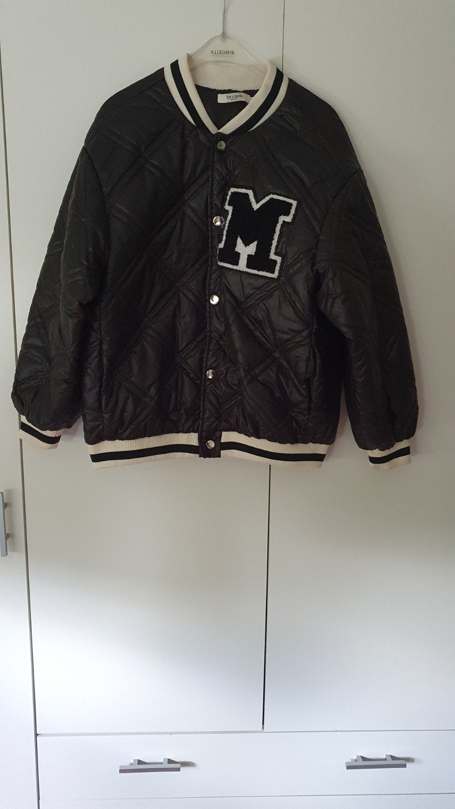 Mooi bomberjack van By Clara Paris, Kleding | Dames, Jassen | Zomer, Zwart, Maat 42/44 (L), Ophalen of Verzenden, Zo goed als nieuw