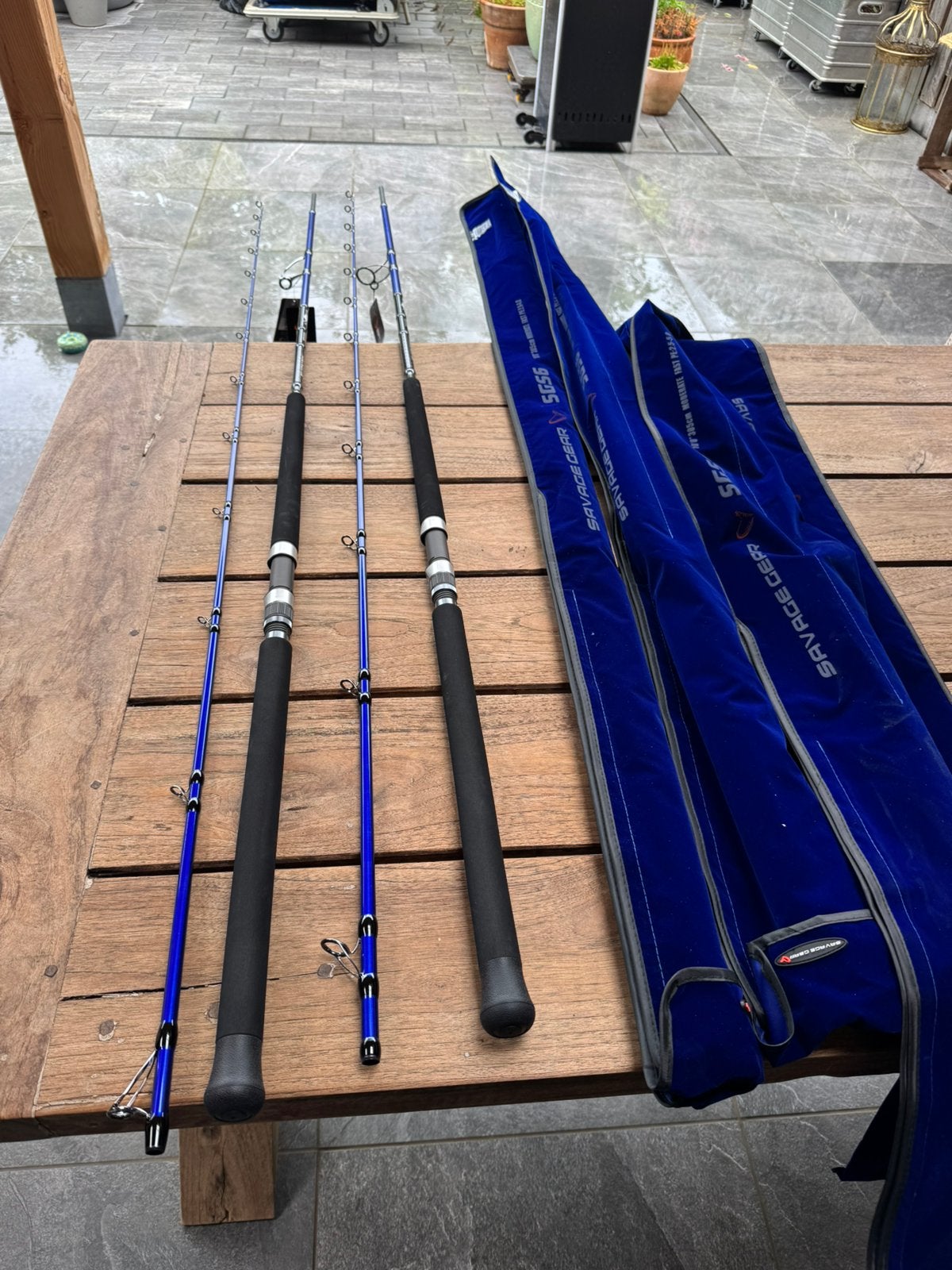savage gear sgs6 shore jigging hengels 3,05m 30-100 en 60-15, Watersport en Boten, Hengelsport | Zeevissen, Ophalen of Verzenden