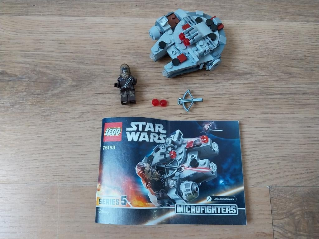 lego star wars 75193 millennium falcon microfighter, Ophalen of Verzenden