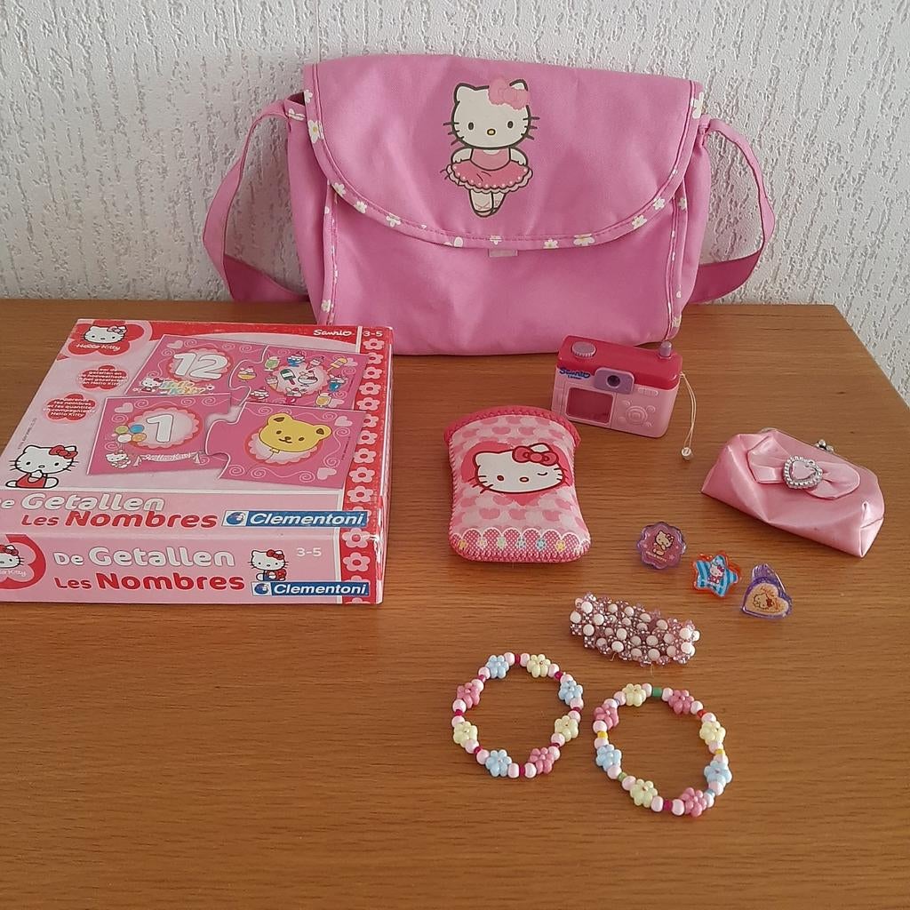 Hello Kitty speelgoed en accessoires set, Ophalen of Verzenden, Zo goed als nieuw, Taal en Lezen