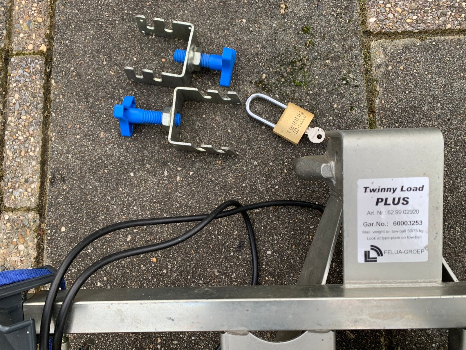 Twinny load plus fietsendrager compleet met montage-uitleg, Ophalen, 2 fietsen, Gebruikt, Trekhaakdrager