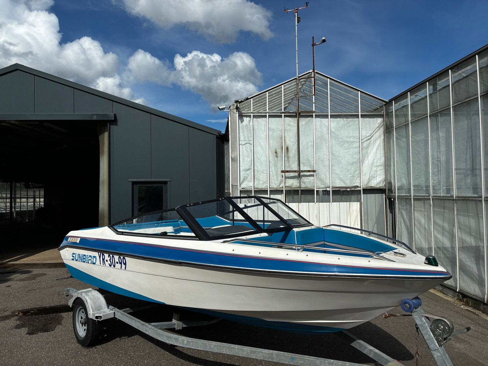 Sunbird 170 Classic Speedboot met Trailer, Ophalen of Verzenden, Gebruikt, Overige typen, Motorboot