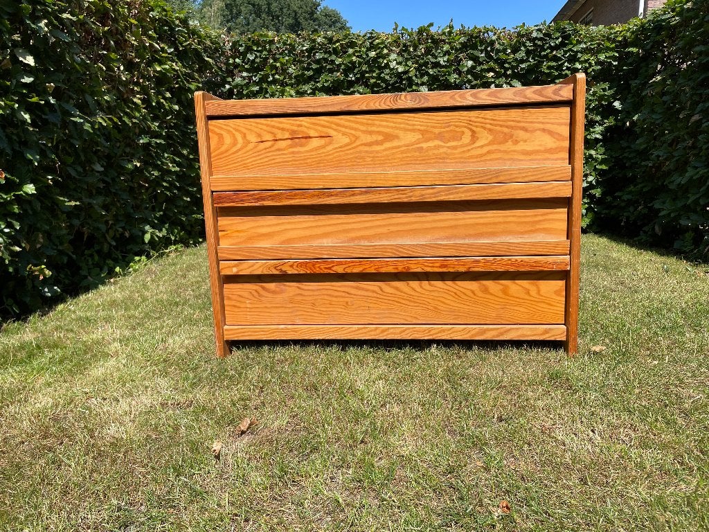 Commode grenen 3 laden, Kinderen en Baby's, Kinderkamer | Commodes en Kasten, Gebruikt, 50 tot 70 cm, 100 cm of meer, Commode