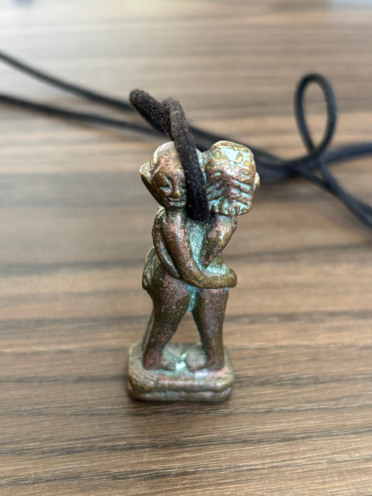 Thaise liefdes amulet/kettinghanger koper/brons, Ophalen of Verzenden