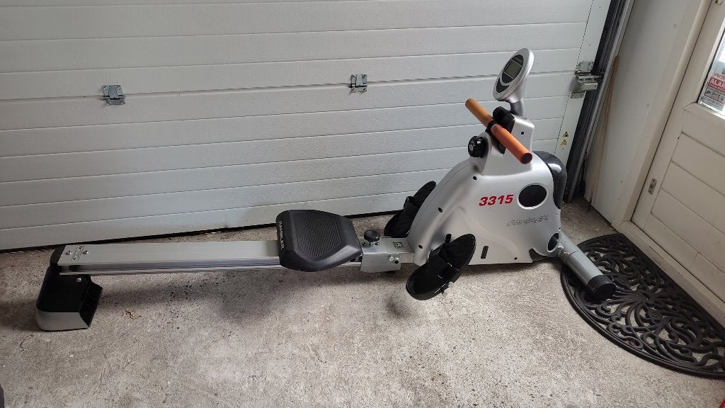 Roeimachine Rambler 3315 (ergometer), Sport en Fitness, Ophalen, Gebruikt, Benen, Metaal