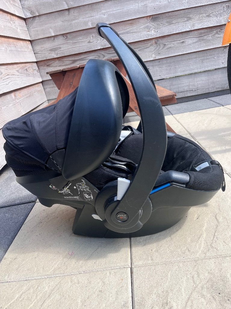 JOOLZ izi go babystoel, Kinderen en Baby's, Autostoeltjes, Autogordel of Isofix, Gebruikt, Zijbescherming, 0 t/m 13 kg