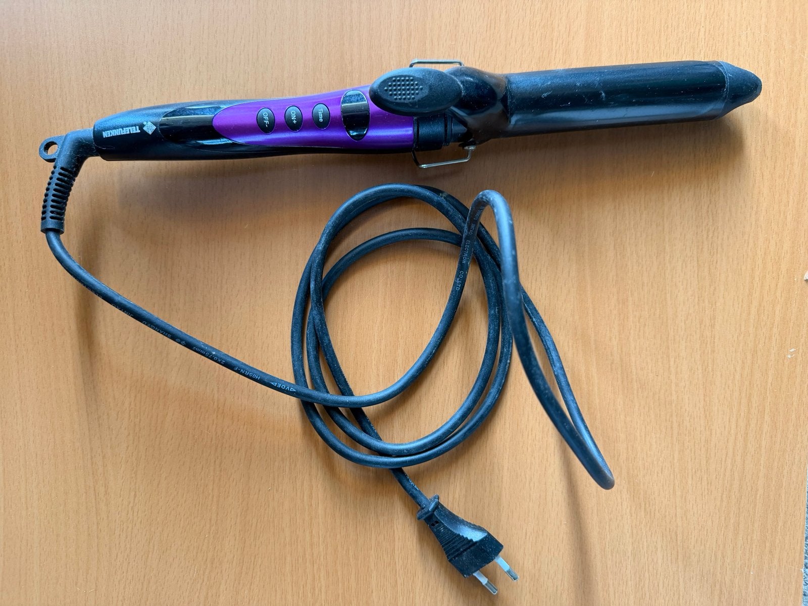Telefunken Krultang CTN-14C - Zo goed als nieuw, Witgoed en Apparatuur, Ophalen of Verzenden, Gebruikt, Haarverzorging