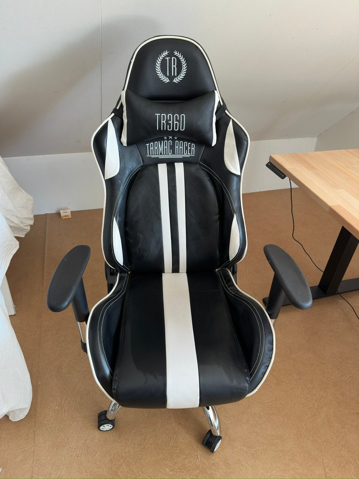 Buraustoel tarmac racer, Ophalen, Gebruikt, Zwart, Gaming bureaustoel