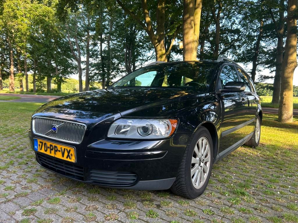 Volvo V50 2.4 Jongere motor, nieuw d.riem, koppeling, veren., 700 kg, Zwart, Origineel Nederlands, Particulier