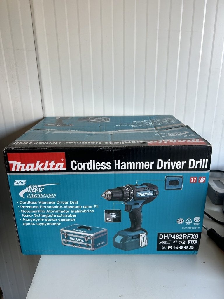 Makita DHP482RFX9 18V klopboorset | 1 jaar garantie, Info@makita.nl, Ophalen of Verzenden, Zo goed als nieuw, Park Forum 1101, 5657 HK Eindhoven, Nederland