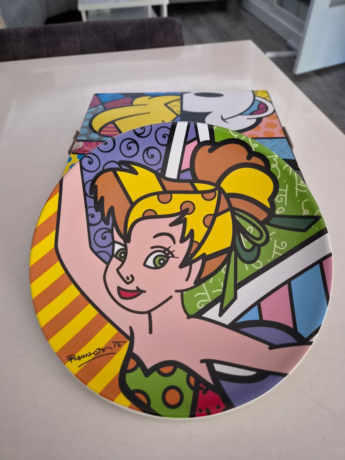 Disney Britto Tinkerbell, Ophalen of Verzenden, Zo goed als nieuw, Beeldje of Figuurtje