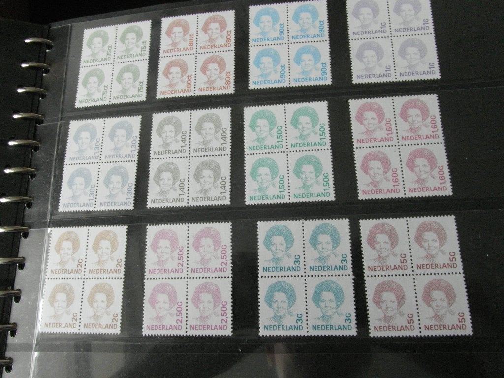 1488-1501 Beatrix in blokken van 4 1991-2001 Postfris, Postzegels en Munten, Postzegels | Nederland, Ophalen of Verzenden, Na 1940