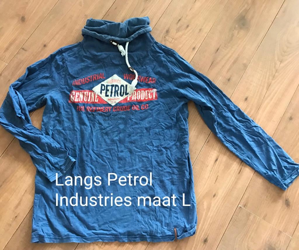 Longsleeve van Petrol maat L, Maat 52/54 (L), Petrol Industries, Blauw, Ophalen of Verzenden