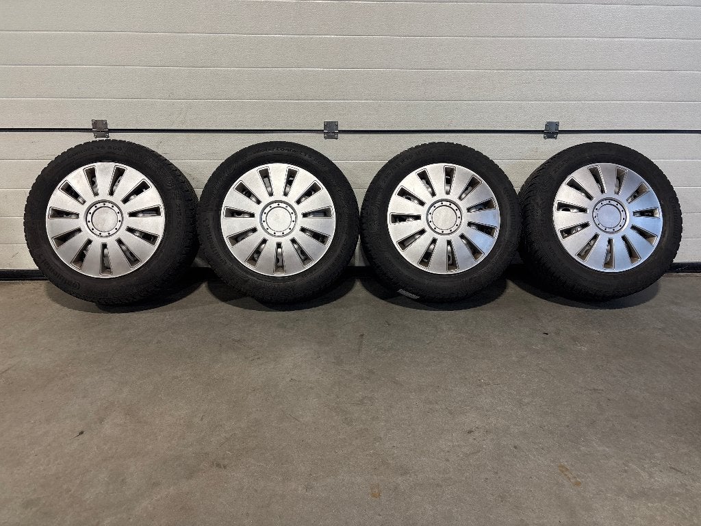 16" continental winterbanden 5 x 108 volvo, peugeot, citroen, Ophalen, 16 inch, Banden en Velgen, Winterbanden