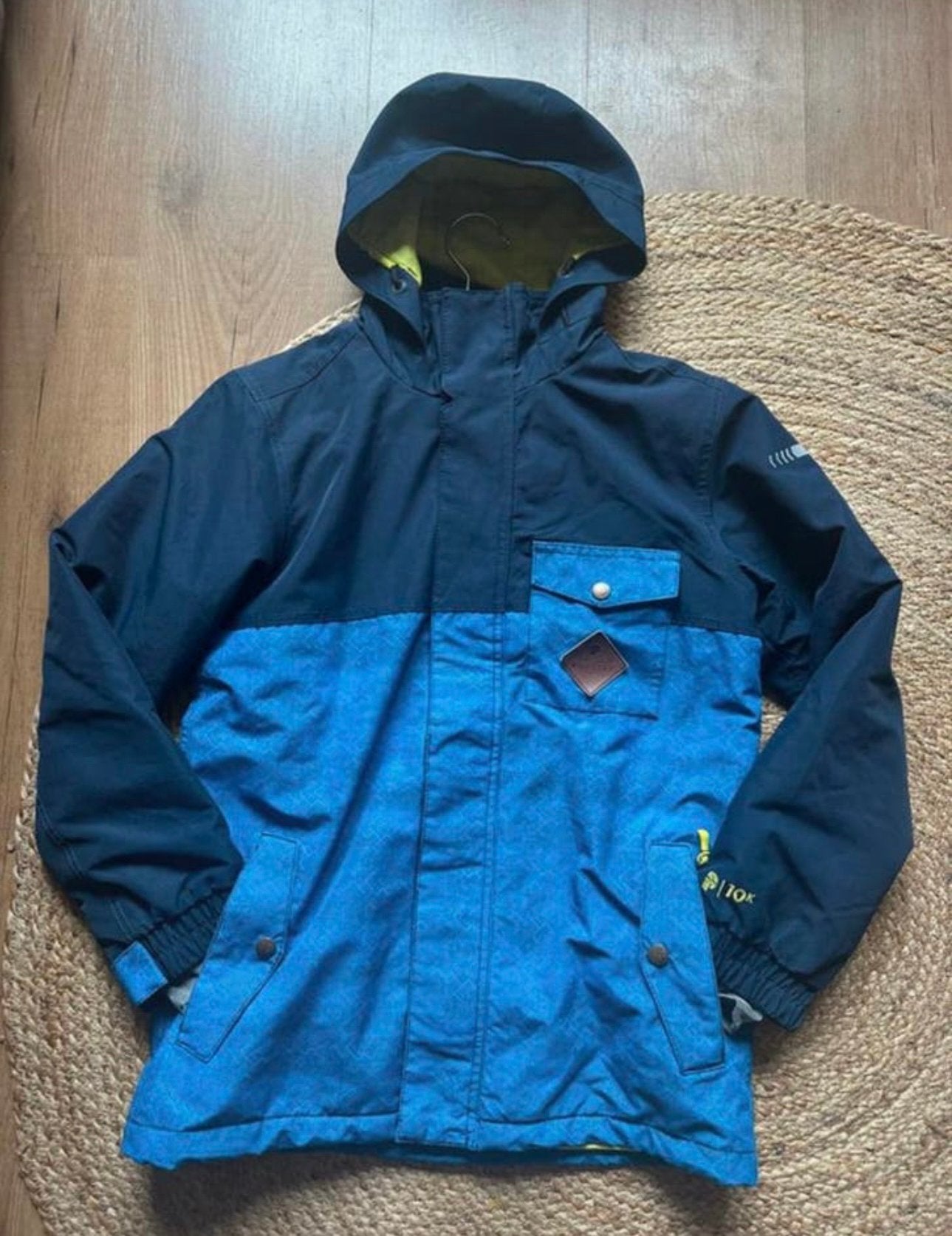 Blauwe Protest Fink JR ski jas voor jongens - maat 152, Kinderen en Baby's, Kinderkleding | Maat 152, Ophalen of Verzenden, Zo goed als nieuw